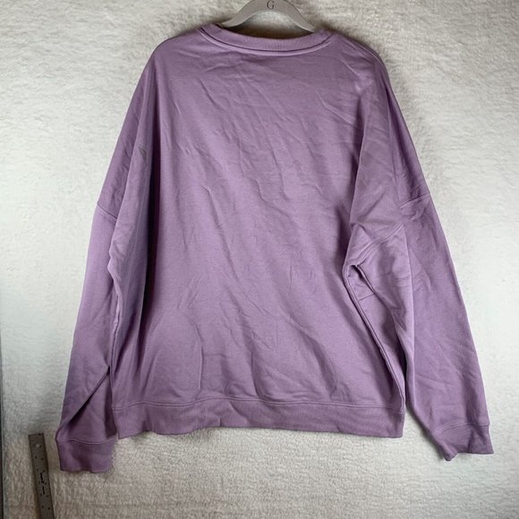 Alpine Design Sweatshirt Mens XL Purple Cotton Fleece Crew Neck‎ Pullover 7107 - Picture 2 of 9